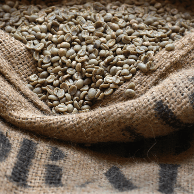 Green coffee beans 