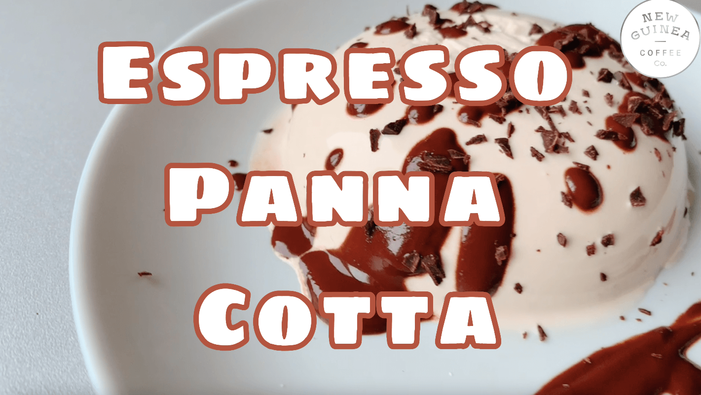Espresso panna cotta